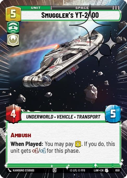 Smuggler's YT-2400 (Hyperspace Foil)