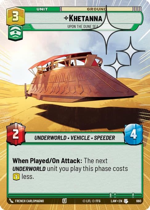 Khetanna - Upon the Dune Sea (Hyperspace Foil)