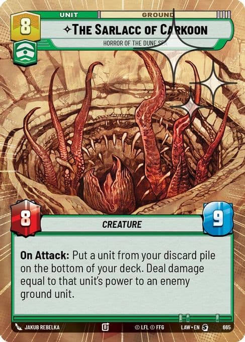 The Sarlacc of Carkoon - Horror of the Dune Sea (Hyperspace Foil)