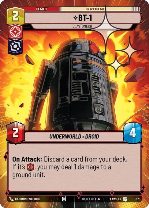 BT-1 - Blastomech (Hyperspace Foil)