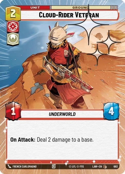 Cloud-Rider Veteran (Hyperspace Foil)