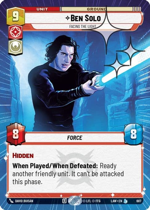 Ben Solo - Facing the Light (Hyperspace Foil)