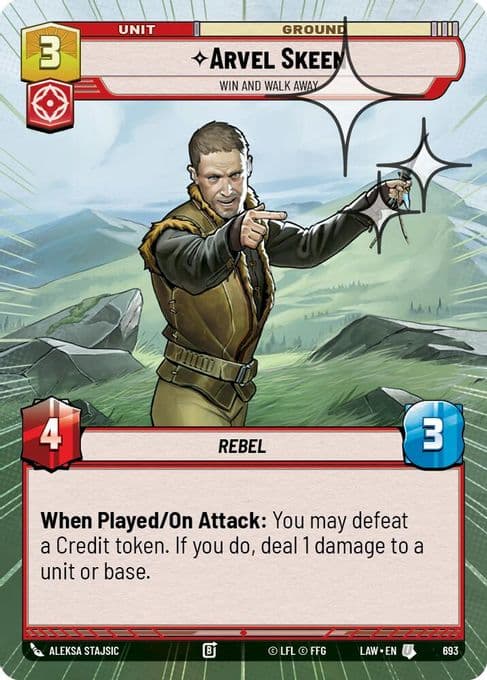 Arvel Skeen - Win and Walk Away (Hyperspace Foil)