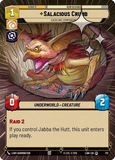 Salacious Crumb - Cackling Companion (Hyperspace Foil)