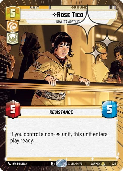 Rose Tico - Now It's Worth It (Hyperspace Foil)