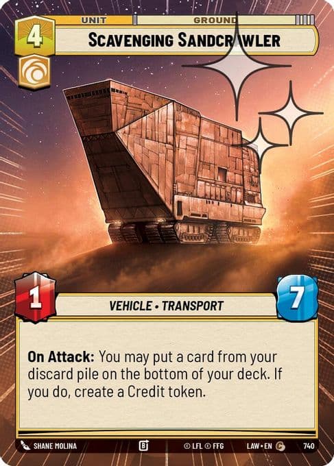 Scavenging Sandcrawler (Hyperspace Foil)