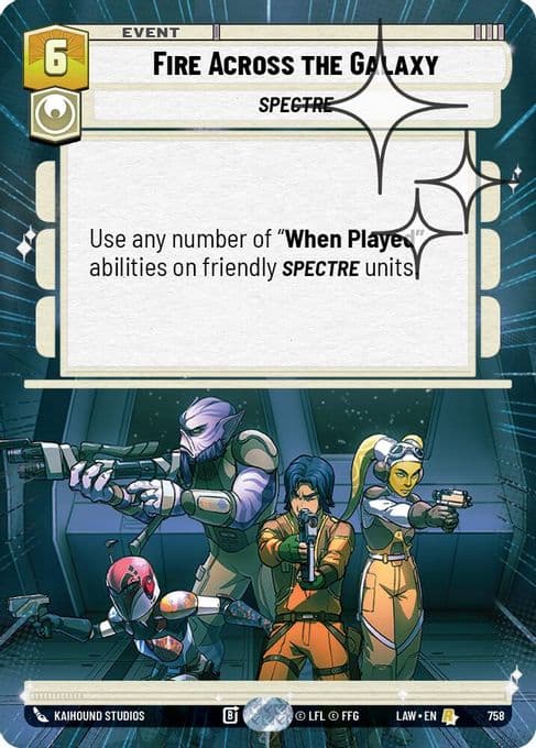 Fire Across the Galaxy (Hyperspace Foil)