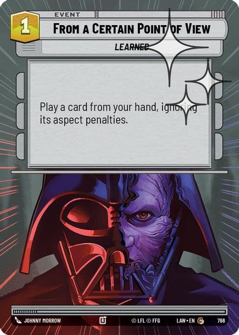 From a Certain Point of View (Hyperspace Foil)