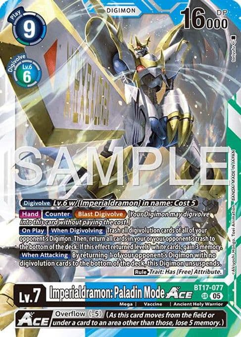 Imperialdramon: Paladin Mode ACE (Reprint)