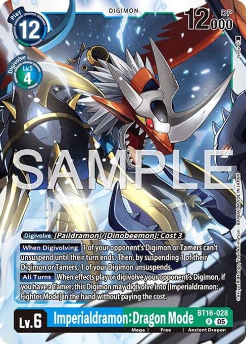 Imperialdramon: Dragon Mode - BT16-028 (Reprint)