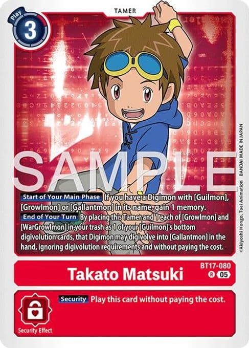 Takato Matsuki - BT17-080 (Reprint)