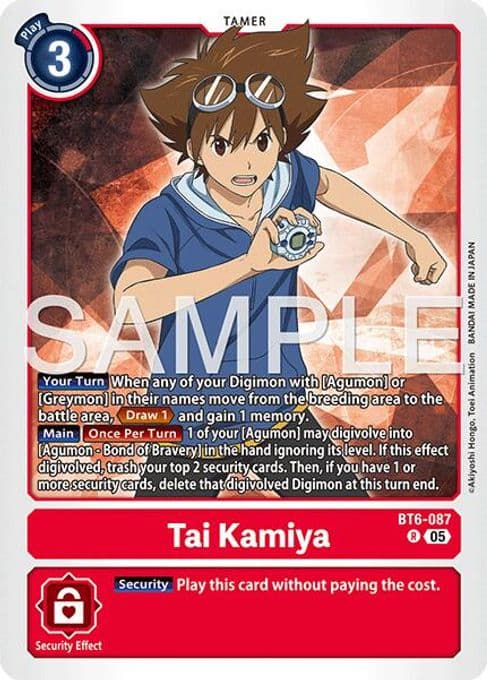 Tai Kamiya - BT6-087 (Reprint)