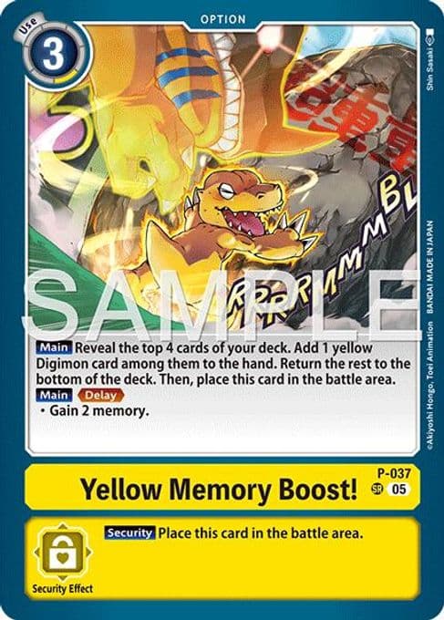 Yellow Memory Boost! (Reprint)
