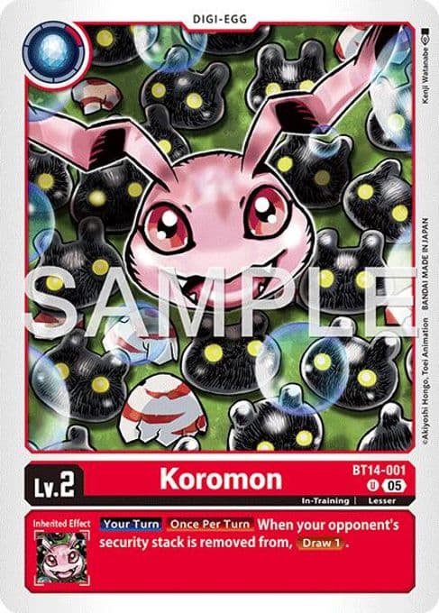 Koromon - BT14-001 (Reprint)