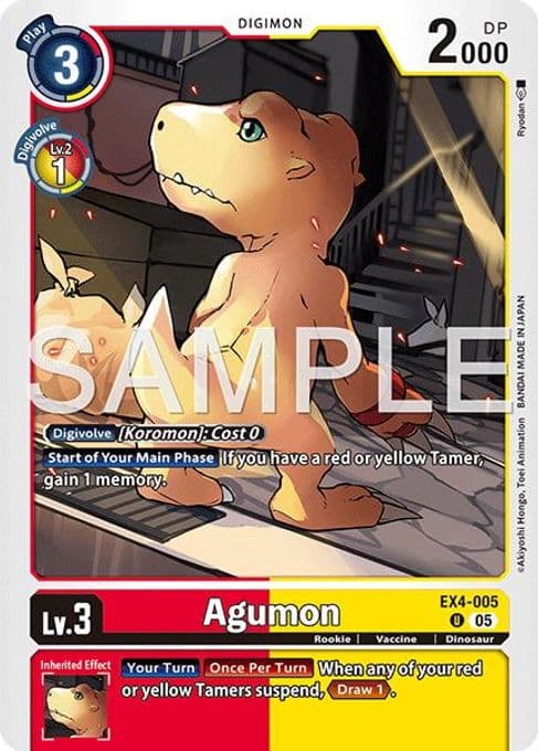 Agumon - EX4-005 (Reprint)