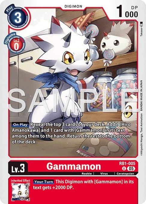 Gammamon - RB1-005 (Reprint)
