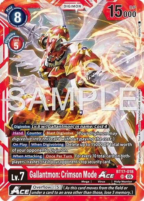 Gallantmon: Crimson Mode ACE (Reprint)