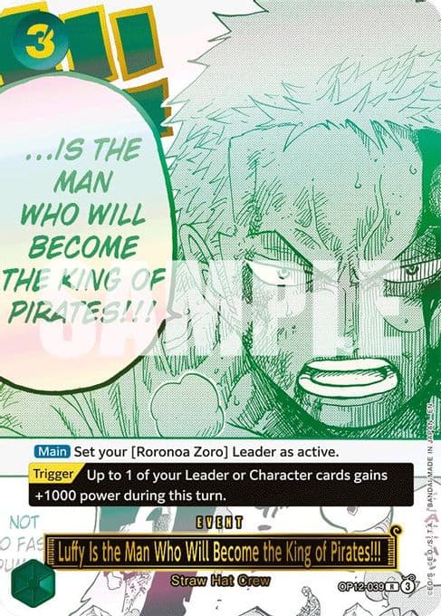 Luffy Is the Man Who Will Become the King of Pirates!!! (Japanese Version 3rd Anniversary Set)