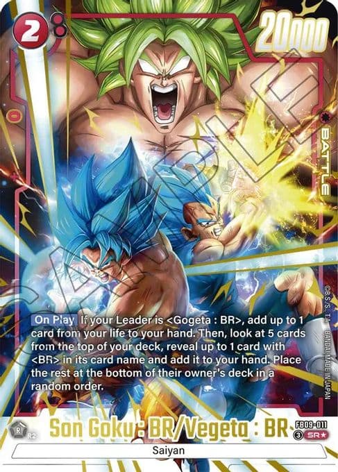 Son Goku : BR/Vegeta : BR (Alternate Art)
