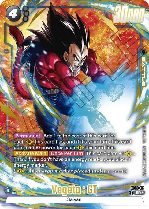Vegeta : GT - FB09-117 (Alternate Art)