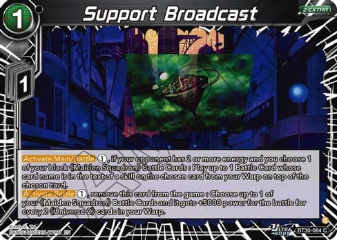 Support Broadcast