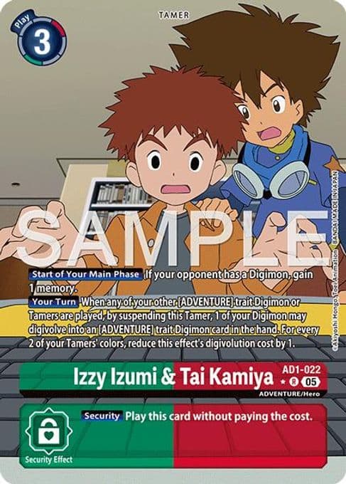 Izzy Izumi & Tai Kamiya (Alternate Art)