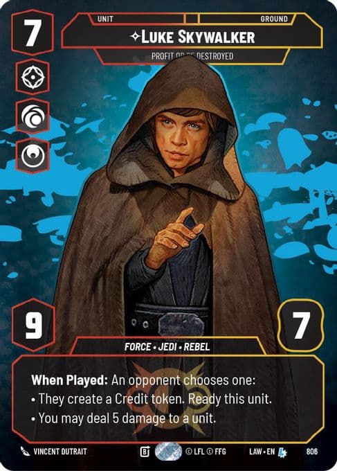 Luke Skywalker - Profit or Be Destroyed (Prestige)
