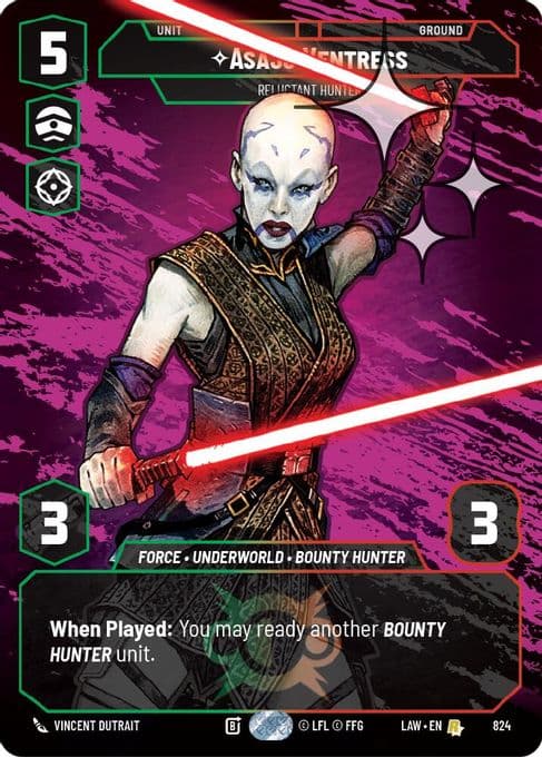 Asajj Ventress - Reluctant Hunter (Prestige Foil)