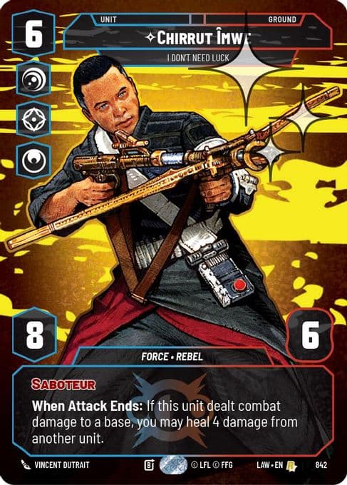 Chirrut Imwe - I Don't Need Luck (Prestige Foil)