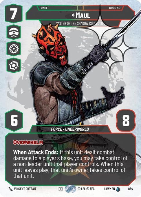 Maul - Master of the Shadow Collective (Prestige Foil)