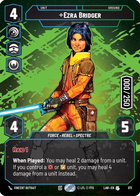 Ezra Bridger - Spectre Six (Serialized)