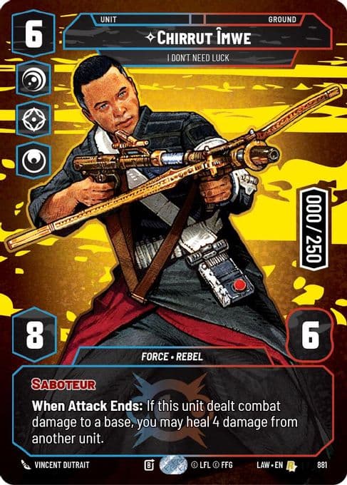 Chirrut Imwe - I Don't Need Luck (Serialized)