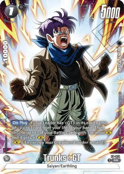 Trunks : GT - FP-074 (Tournament Pack 10)