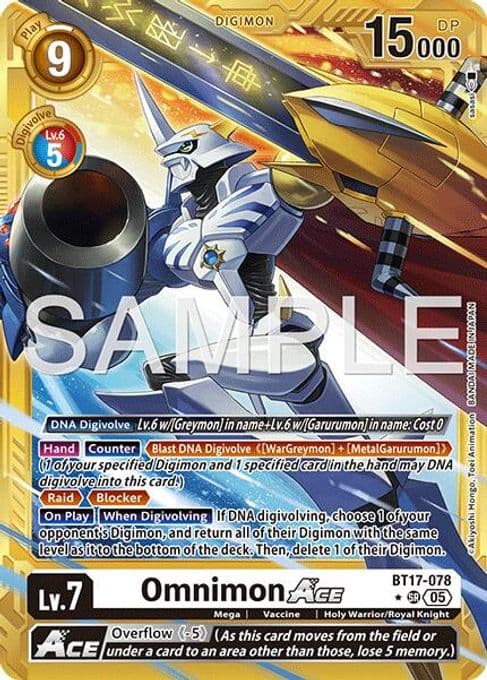 Omnimon ACE (Gold Border)