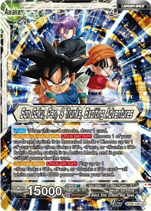 Son Goku, Pan, & Trunks // Son Goku, Pan, & Trunks, Exciting Adventures