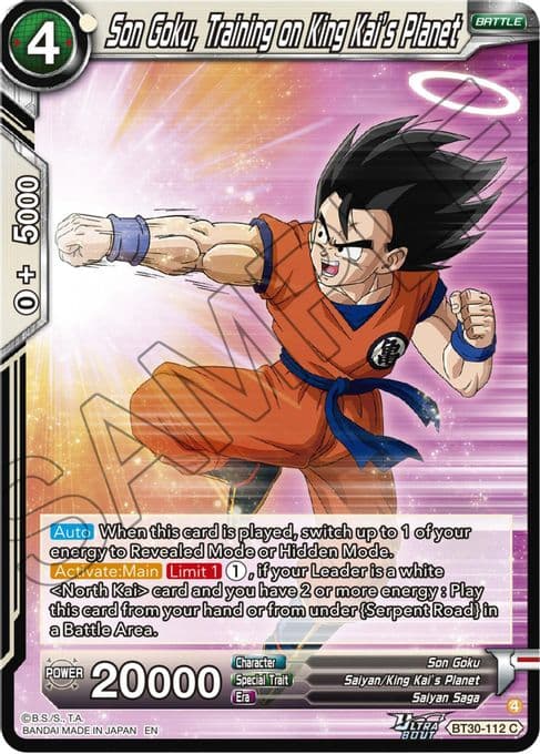 Son Goku, Training a King Kai's Planet