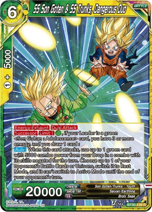 SS Son Goten & SS Trunks, Drangerous Duo