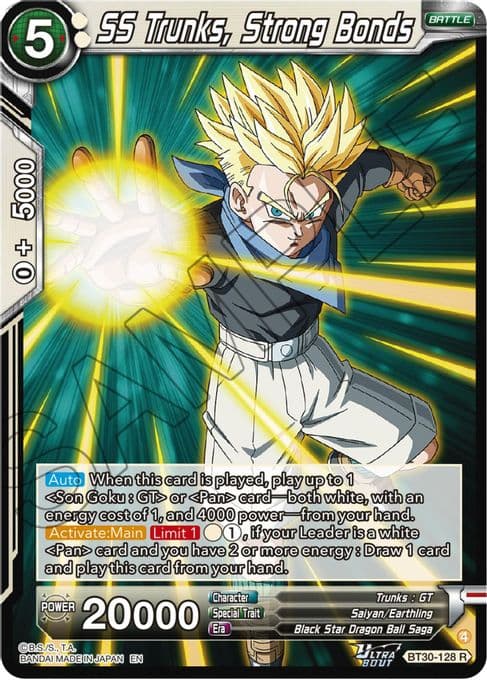 SS Trunks, Strong Bonds