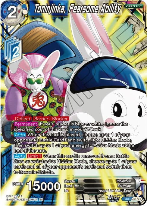 Toninjinka, Fearsone Ability