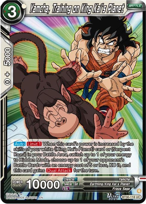 Yamcha, Training on King Kai's Planet