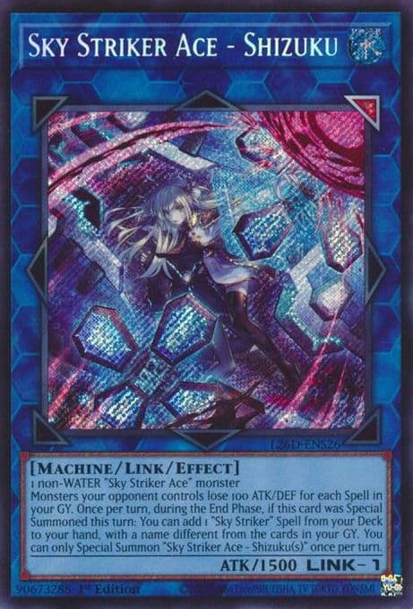 Sky Striker Ace - Shizuku (Alternate Art) (Secret Rare)