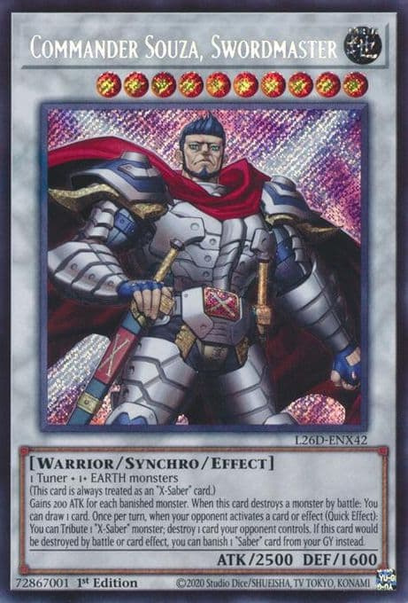 Commander Souza, Swordmaster (Secret Rare)