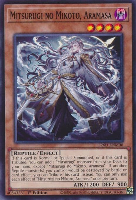 Mitsurugi no Mikoto, Aramasa