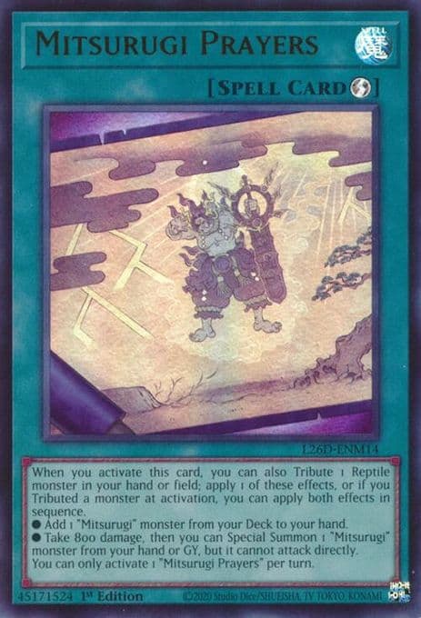Mitsurugi Prayers (Ultra Rare)