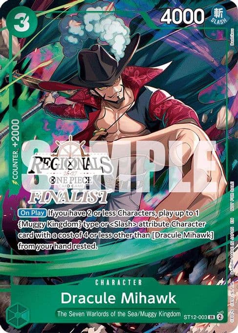 Dracule Mihawk (Regionals Finalist Card Set 26-27)