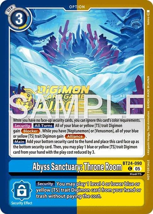 Abyss Sanctuary: Throne Room (Judge Pack 9)
