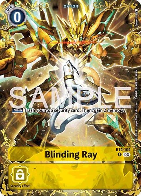 Blinding Ray - BT4-104 (Alternate Art)