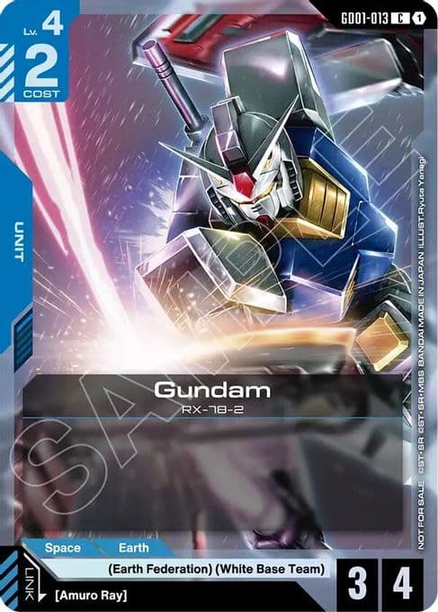 Gundam (GD01-013) (WCS26-27 Participation Pack Vol.1)