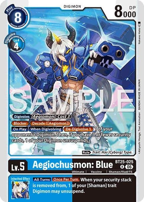Aegiochusmon: Blue