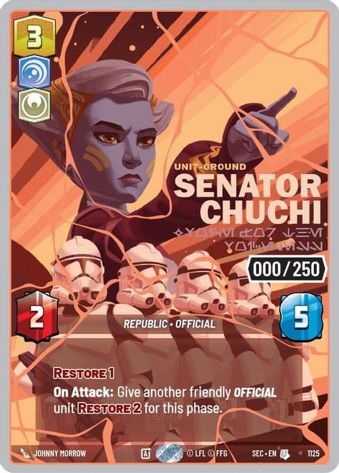 Senator Chuchi - Voice for the Voiceless (Serialized) (Rose Gold)